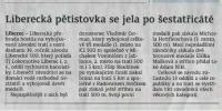 Liberecká 500 - článek v Libereckém deníku